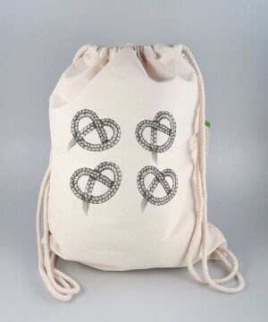 Plecak torba eko bawełna organiczna modny nadruk ekologicznymi farbami - Photoninja.pl