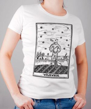 T-shirt damski z nadrukiem Sylwia Zawiślak Pracownia Sylwii