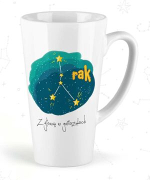 kubek latte dla dzieci z glowa w gwiazdach rak