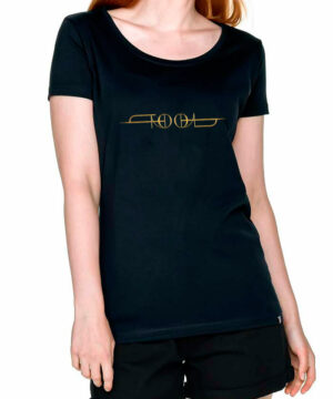 tshirt damski premium czarny tool logo