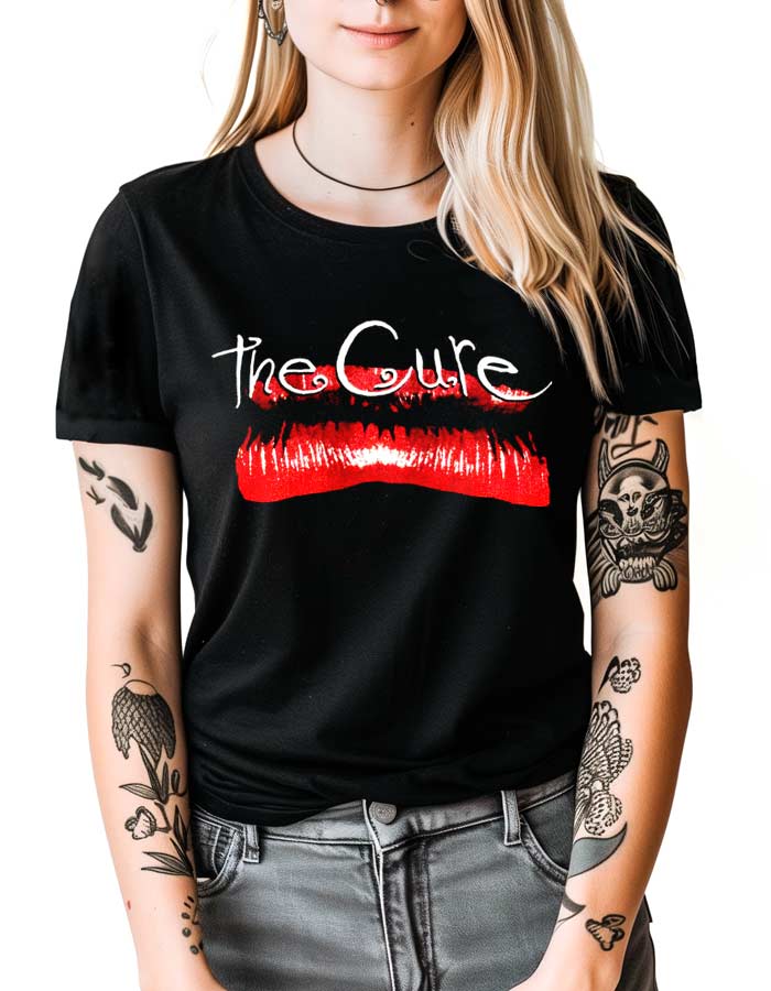 tshirt-damski-premium-czarny-kiss-me