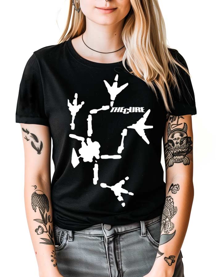 tshirt damski premium czarny the cure carnage visors 1