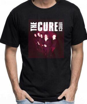 tshirt meski premium czarny the cure tour2022
