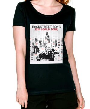 tshirt damski premium backstreet boys dna tour 2023 black