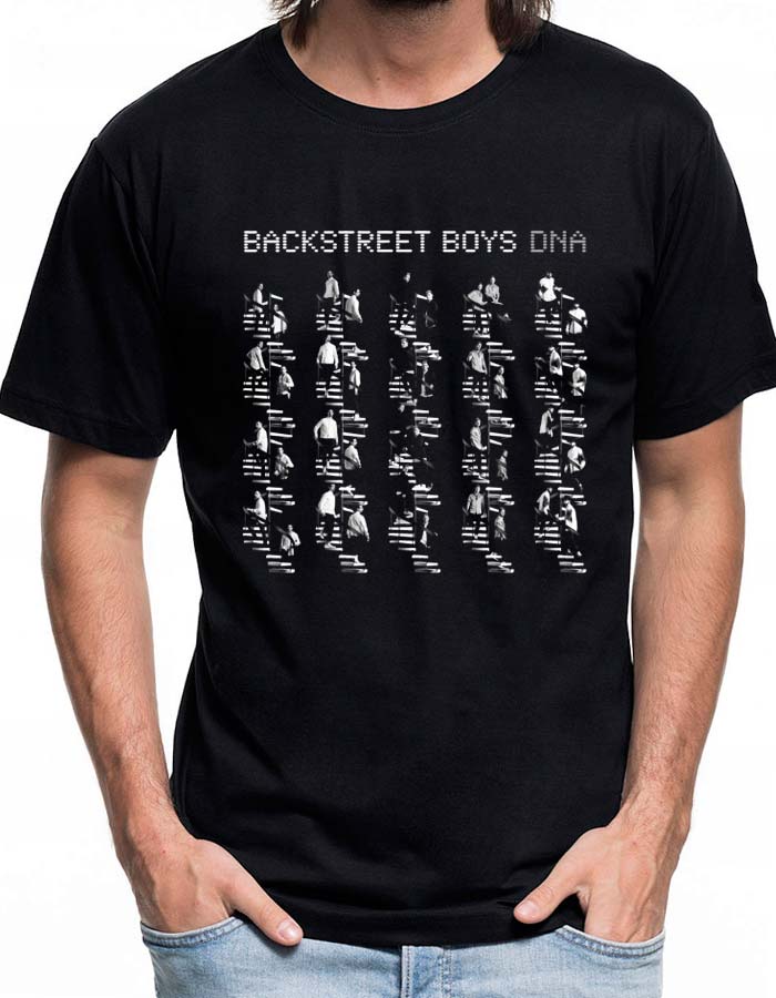 tshirt meski premium backstreet boys dna