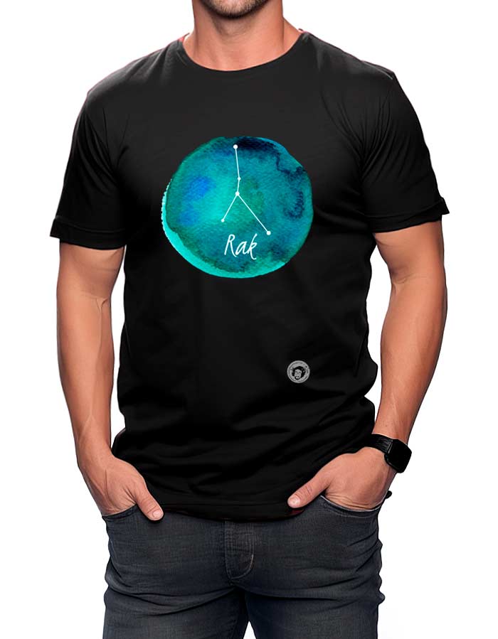 tshirt-meski-czarny-z-glowa-w-gwiazdach-rak Rak - obrazek 1