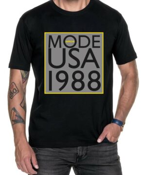 tshirt meski czarny depeche mode usa 1988