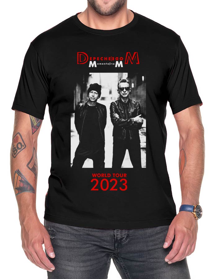 tshirt meski czarny depeche mode memento mori tour 2023 03
