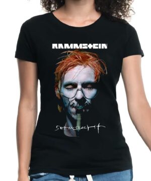 rammstein tshirt damski koncertowy czarny sehnsucht