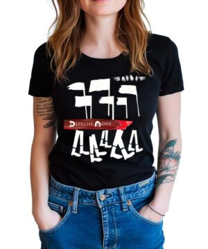 tshirt damski czarny depeche mode spirit