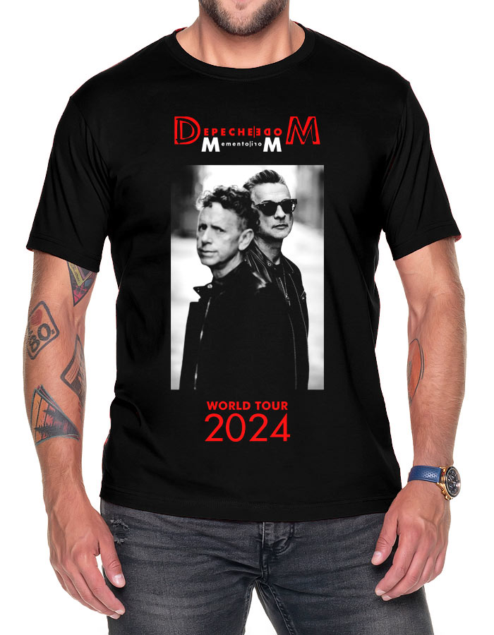 tshirt meski czarny depeche mode memento mori tour 2024 02