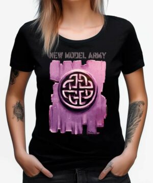 new model army tshirt damski muzyczny czarny celtic