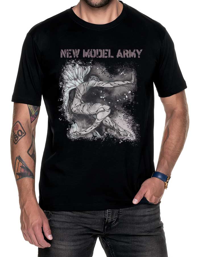 new model army tshirt meski muzyczny czarny carnival redux angel