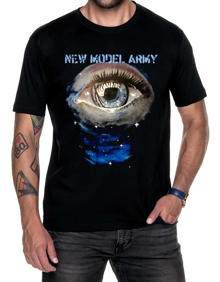 new model army tshirt meski muzyczny czarny eye