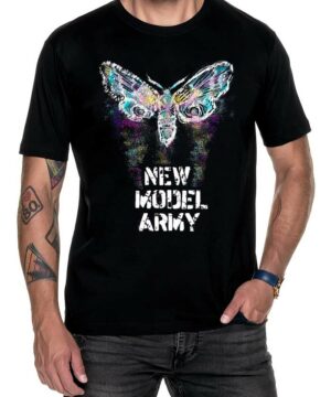 new model army tshirt meski muzyczny czarny sinfonia