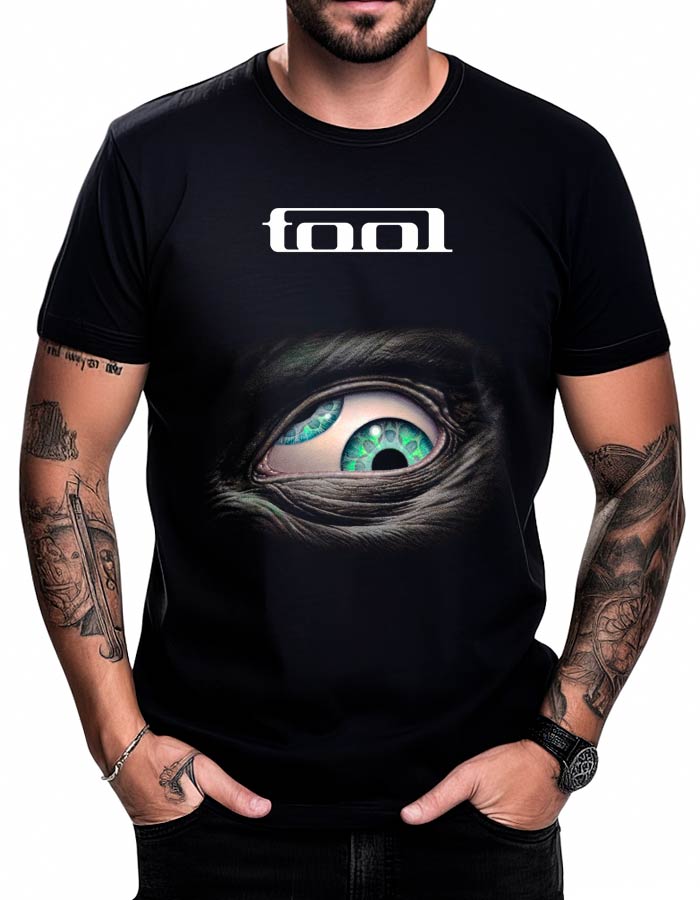 tool tshirt meski koncertowy czarny eye