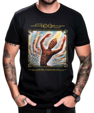 tool tshirt meski koncertowy czarny fear inoculum