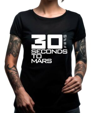 tshirt muzyczny damski 30 seconds to mars classic