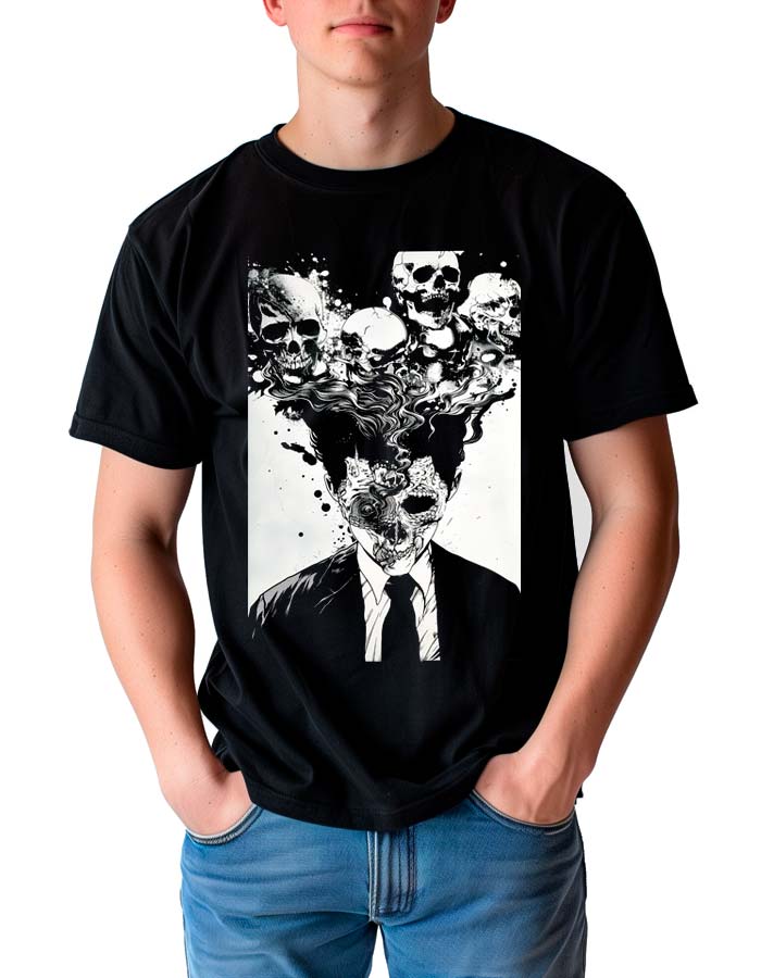 tshirt-meski-premium-czarny-Ethereal-Skulls