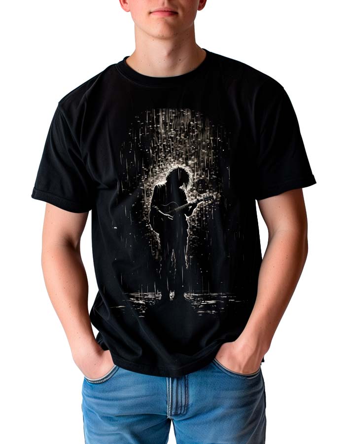 tshirt-meski-premium-czarny-Rainy-Strings tshirt meski premium czarny Rainy Strings