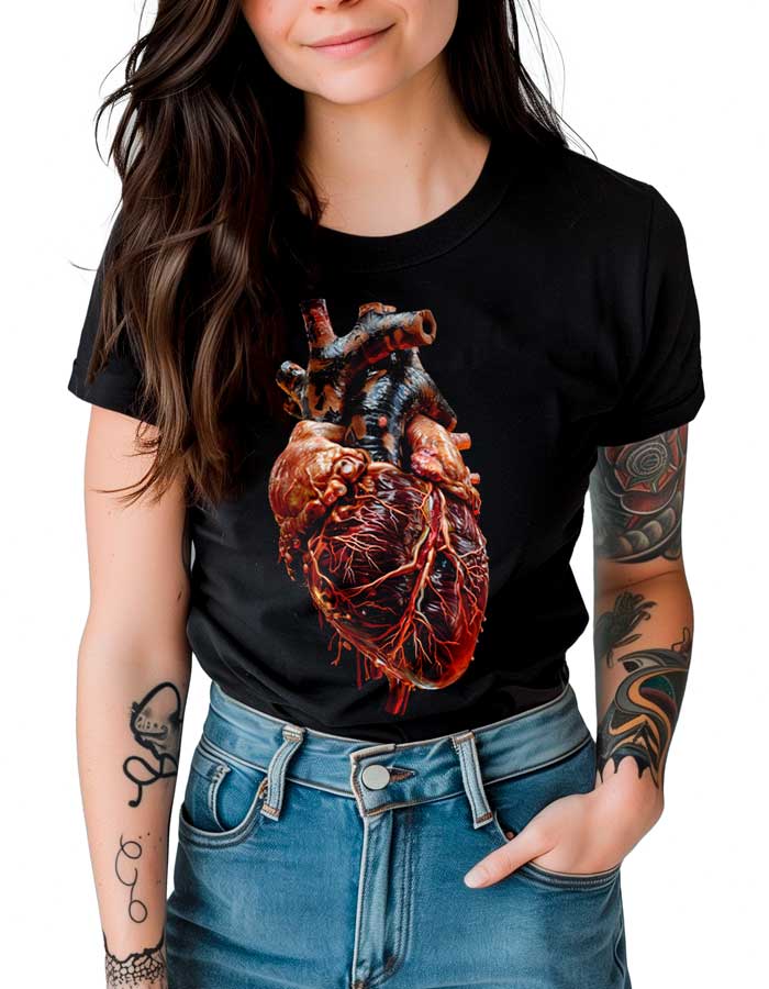 tshirt-damski-premium-czarny-Heart-of-Darkness Heart of Darkness - obrazek 1
