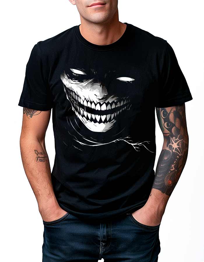 tshirt-meski-premium-czarny-Dark-Grin