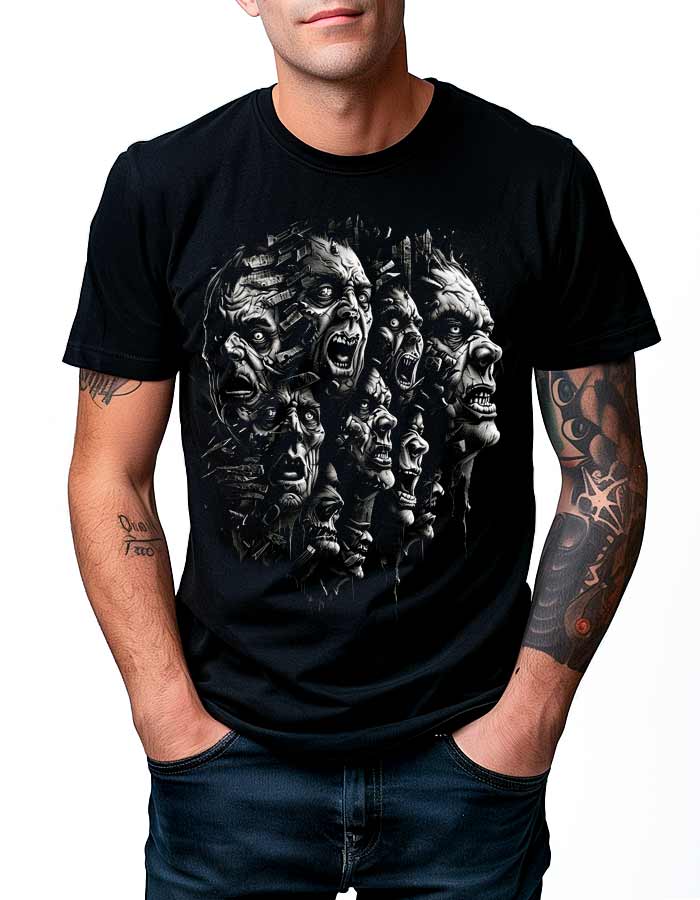 tshirt-meski-premium-czarny-Nightmares-Unleashed