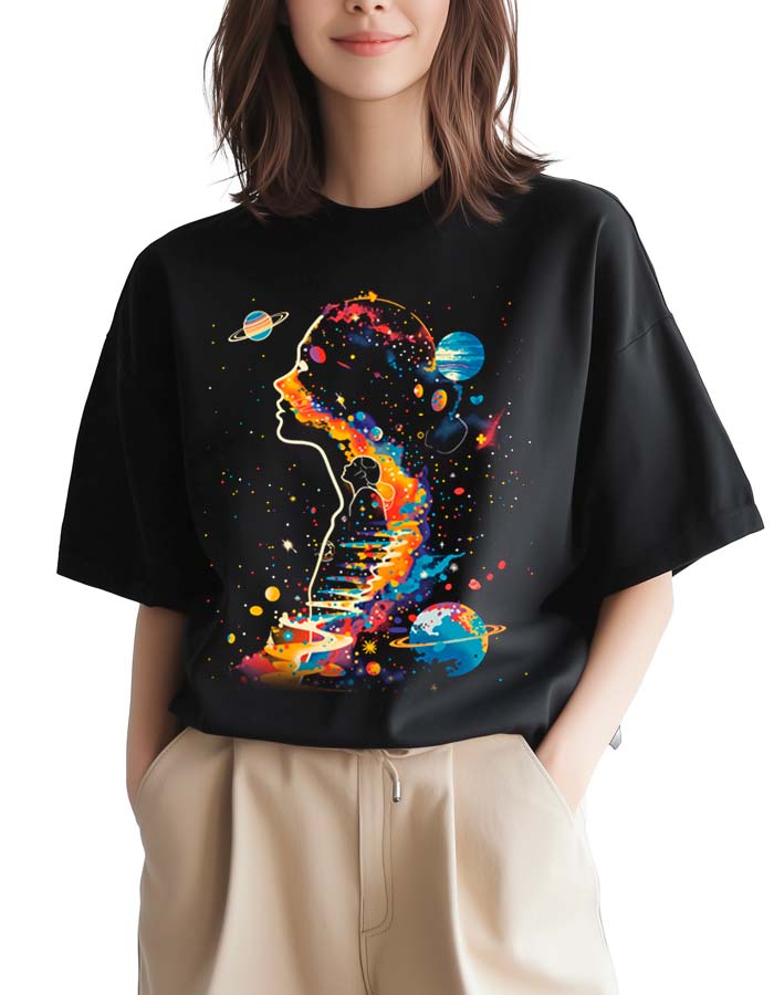 tshirt-damski-oversize-czarny-Cosmic-Journey