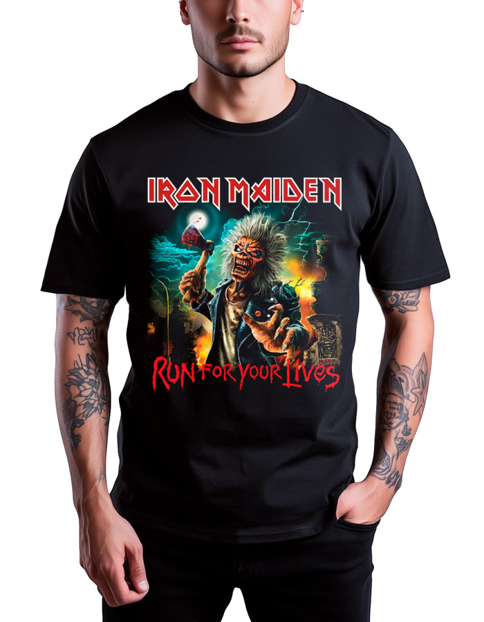 T-shirt koncertowy męski IRON MAIDEN 