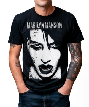 T-shirt koncertowy męski MARILYN MANSON 