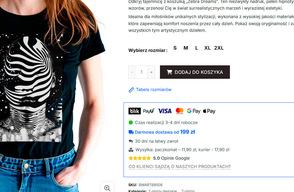 tabela rozmiarow mini