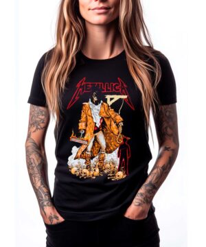 tshirt muzyczny koncertowy damski metallica the unforgiven executioner