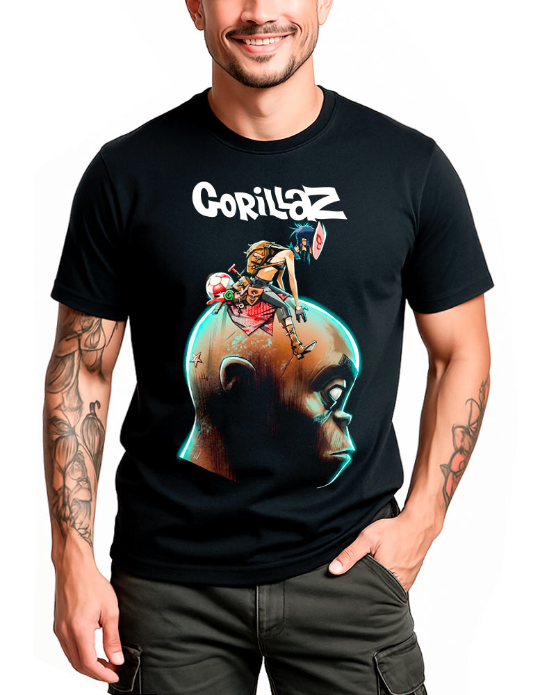 tshirt-muzyczny-meski-czarny-gorillaz-plastic-beach