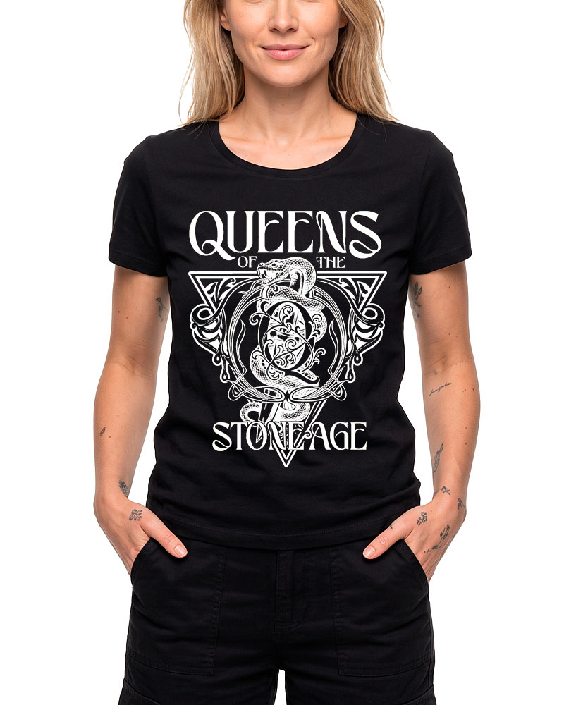queens-of-the-stone-age-tshirt-damski-muzyczny-czarny-snake-and-dagger