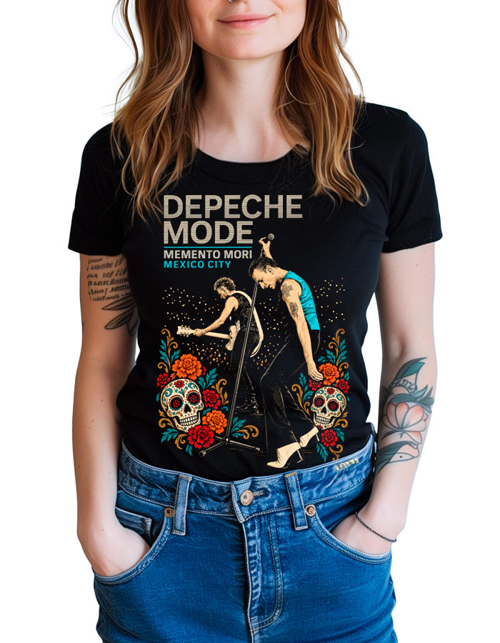 tshirt-damski-czarny-depeche-mode-memento-mori-mexico-city