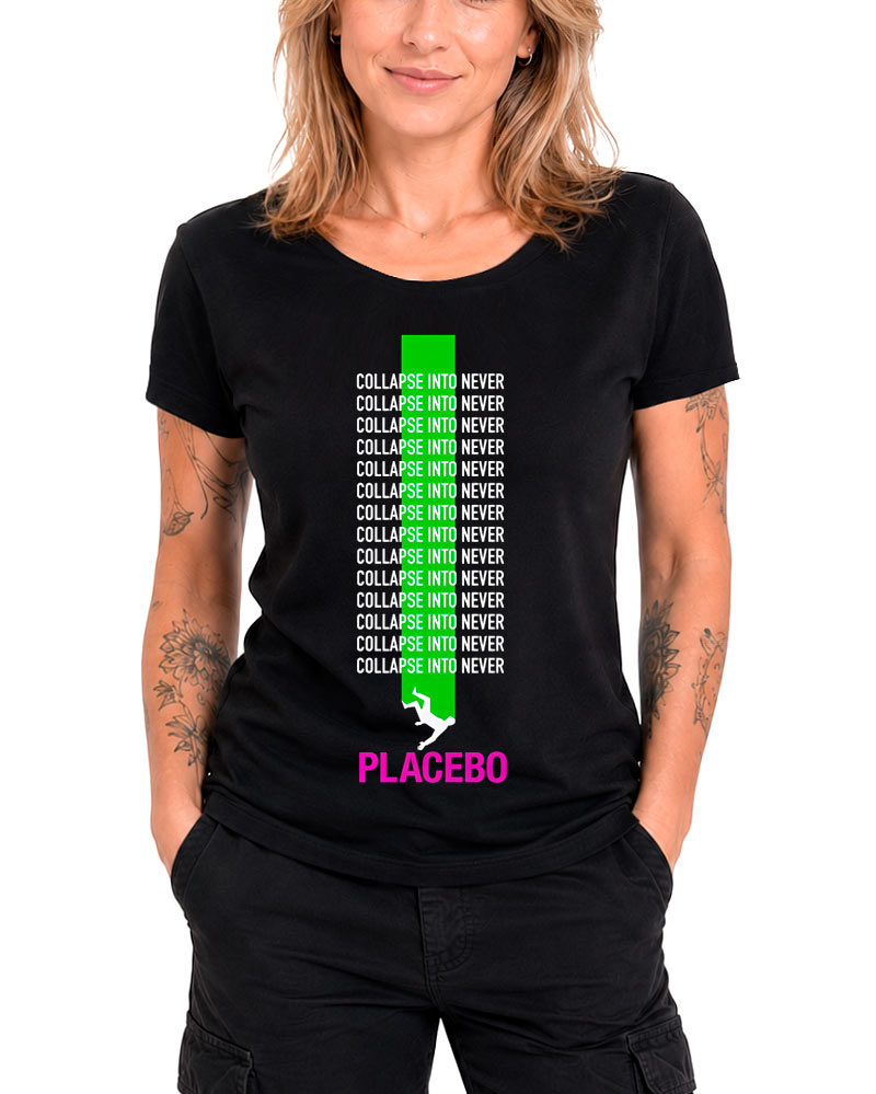 tshirt-damski-czarny-placebo-collapse-into-never PLACEBO "Collapse Into Never" - obrazek 1