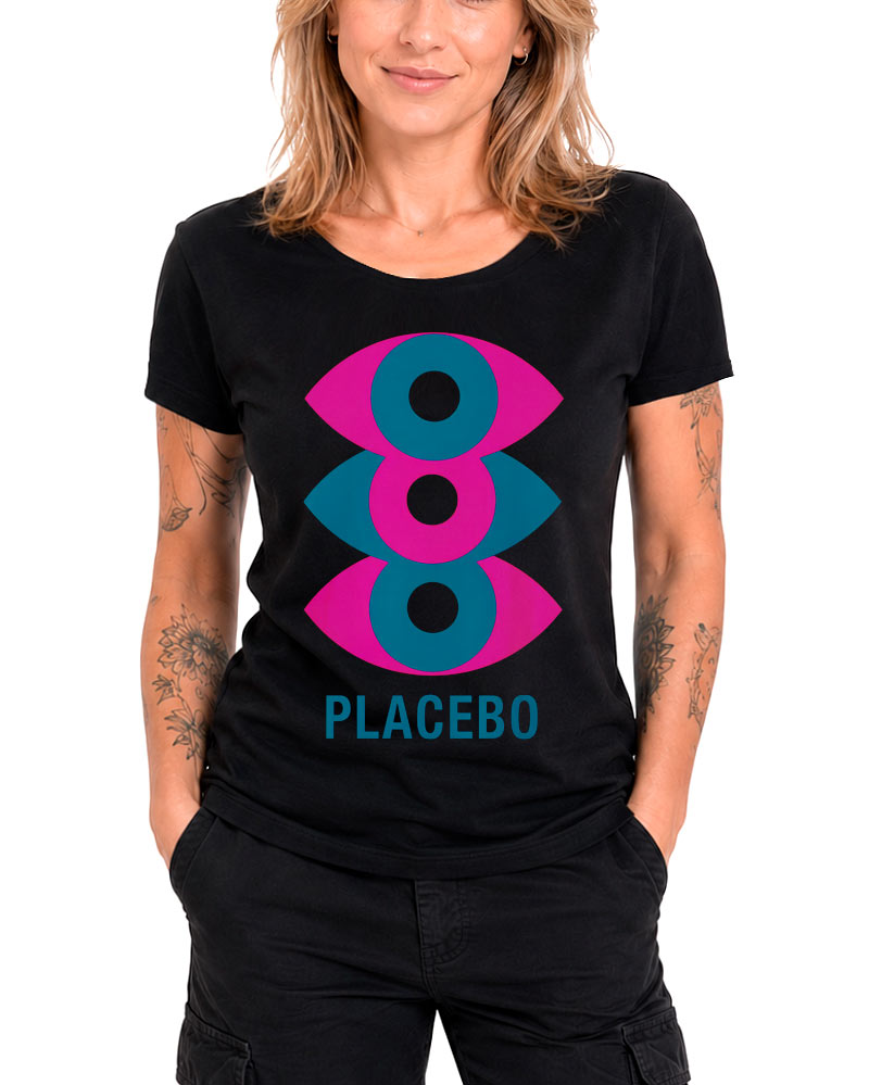 tshirt-damski-czarny-placebo-triple-eye PLACEBO "Triple Eye" - obrazek 1
