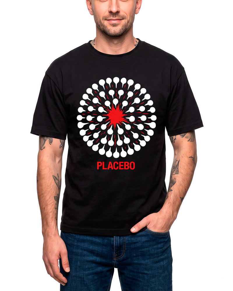 tshirt-meski-czarny-placebo-pattern PLACEBO "Pattern" - obrazek 1